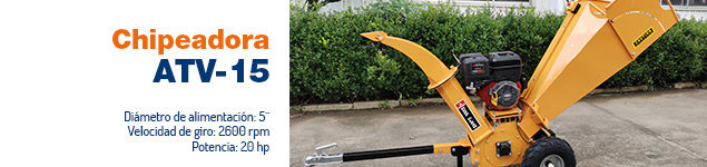 Chipeadora de madera ATV-15